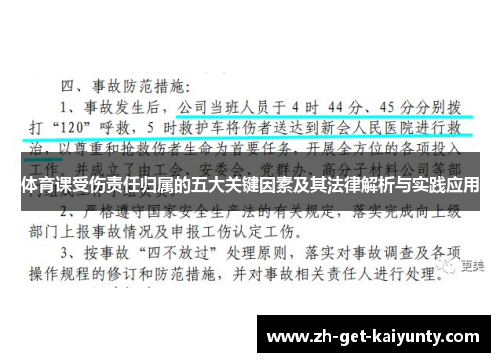 体育课受伤责任归属的五大关键因素及其法律解析与实践应用