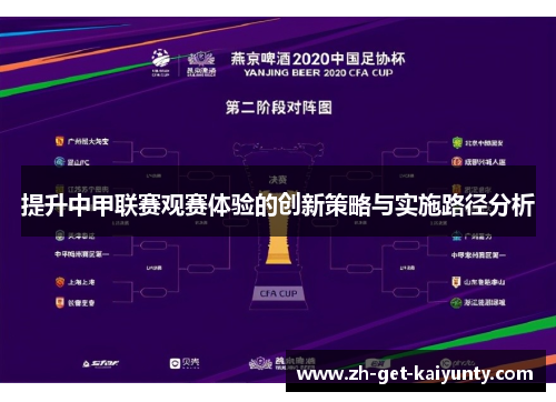 提升中甲联赛观赛体验的创新策略与实施路径分析